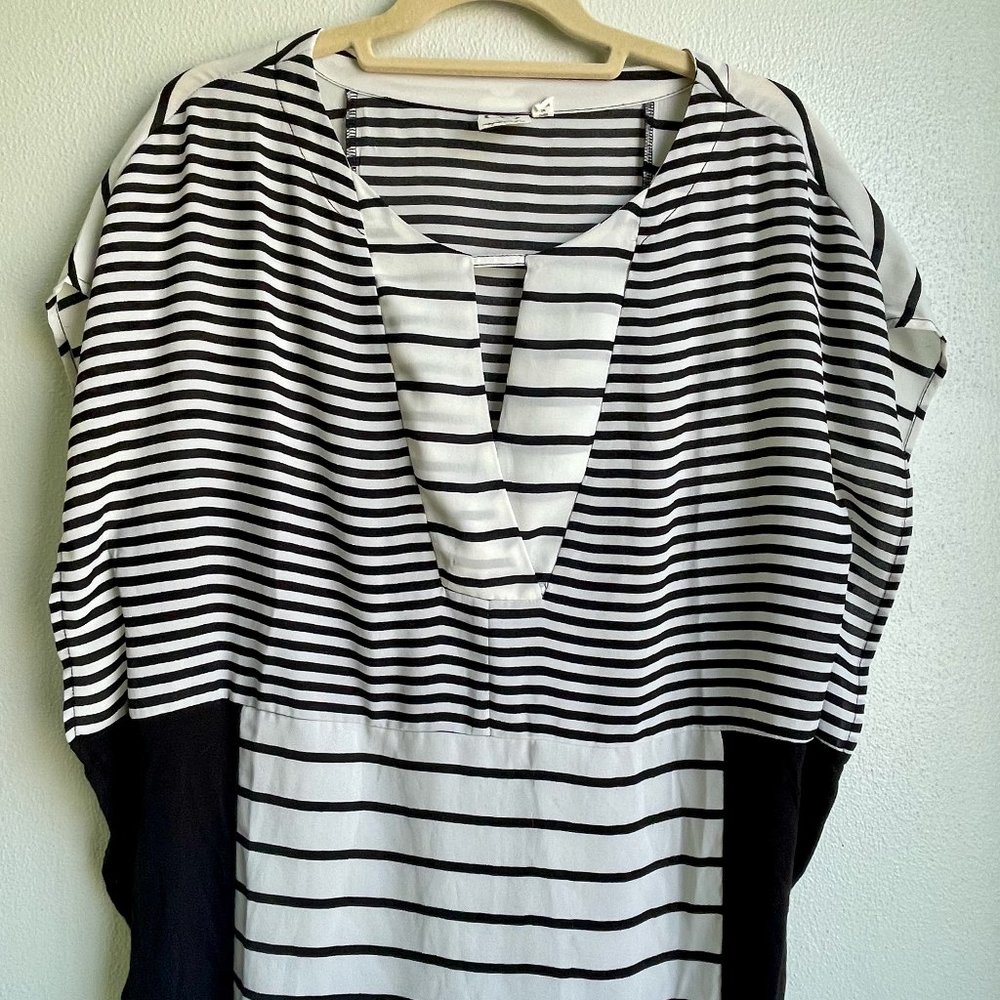ANTHROPOLOGIE One September Madrigal Stripe top M